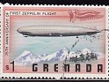 Grenada - 1978 - Lindbergh - 1 $ - Multicolor - Grenada, Zeppelin - Scott 839 - Charles Lindbergh Flight Anniversary Zeppelin flying over the Alps $ 1 - 0